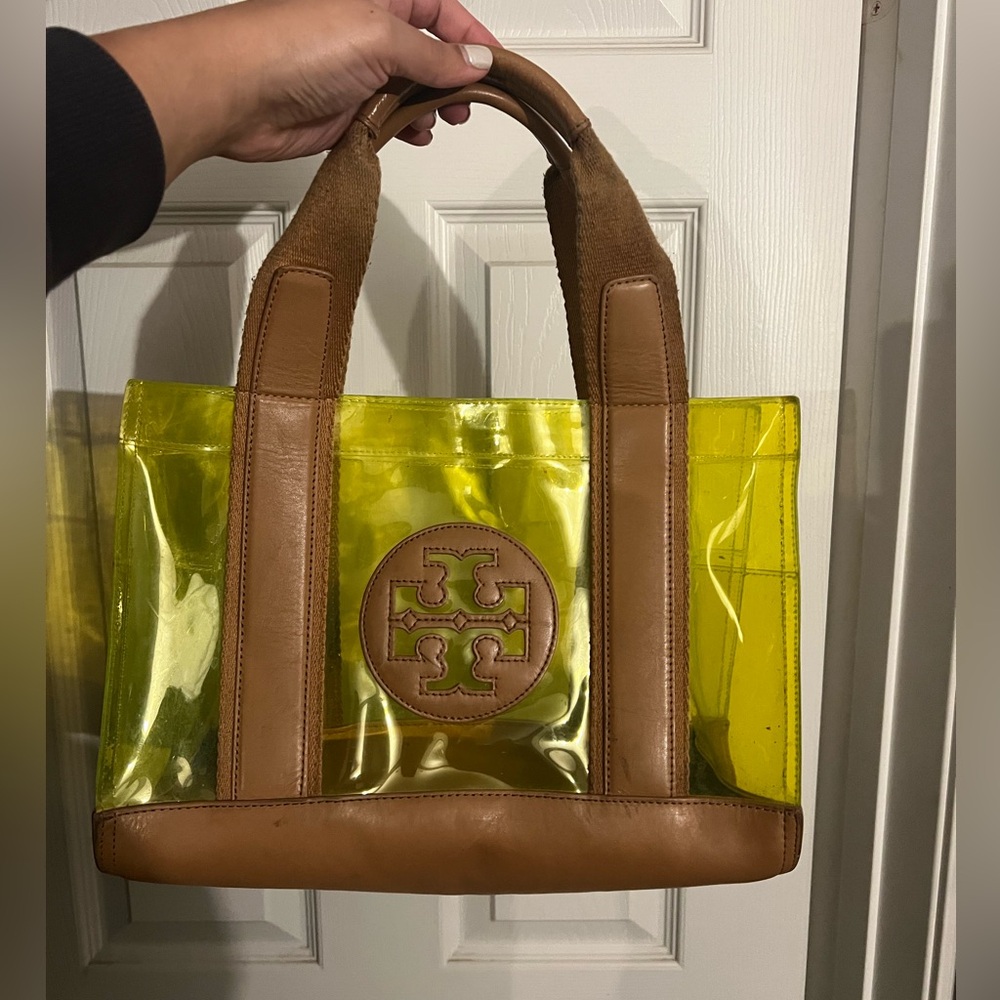 Rare Tory Burch neon bag